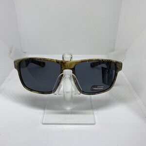 Outdoorsman Camo Sunglasses Brown/Tan Leaf Camo Black Lens by Foster Grant NWT